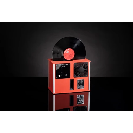 Práčka platní Audio Desk Systeme Gläss Vinyl Cleaner Pro X červená