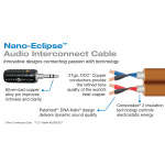 Mini jack kábel Wireworld Nano Eclipse (ECN) samec na 2 x RCA 1.0m
