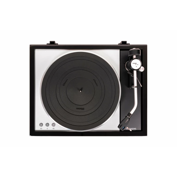 Gramofón high-end Thorens TD 1600 s ramenom TP 160 čierna lesklá