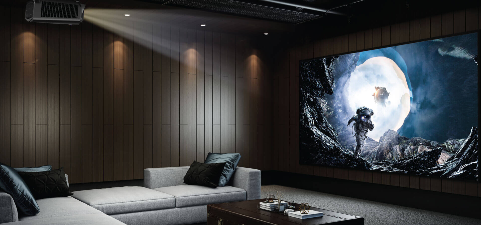 Ozvučenie obývačky - odporúčame vymeniť televízor za kvalitný projektor