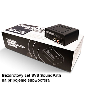 Bezdrôtový set SVS SoundPath na pripojenie subwoofera