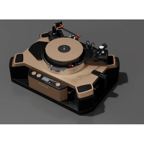 Gramofón high-end Thorens New Reference hnedá - čierna