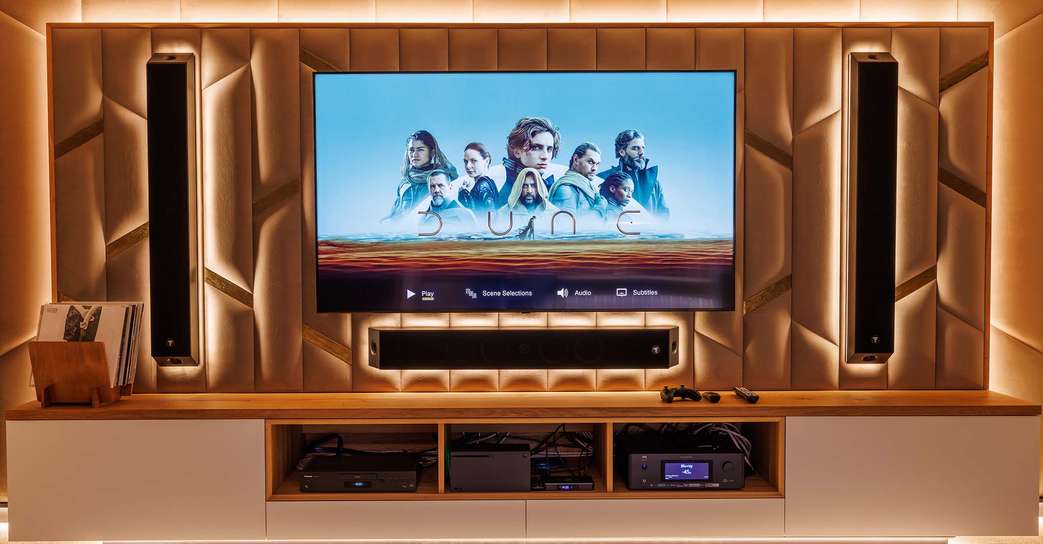 Blog-Akustika - Enigma High Fidelity Audio Domáce kino s Focal On Wall 301