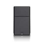 Tall black floor-standing speaker with a dark fabric grille and a small SVS logo at the base.