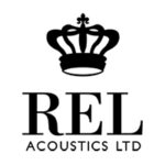 REL Acoustics Ltd logo with a crown above the letters REL and the words ACOUSTICS LTD.
