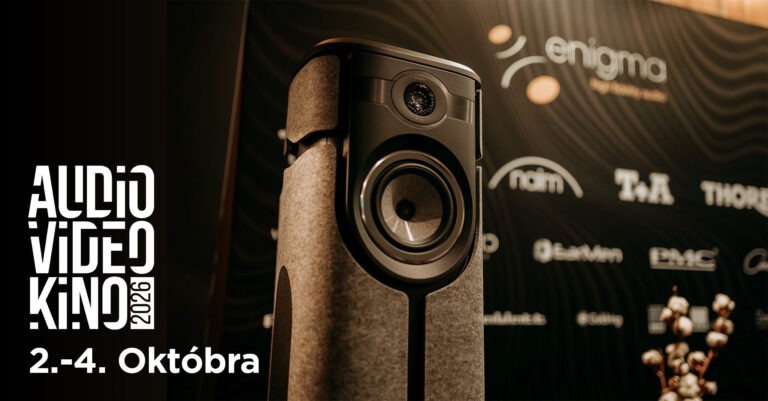Výstava Audio Video Kino 2026 Enigma High Fidelity Audio