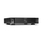 Marantz stereo power amplifier with a circular front-panel control and black matte finish on a white background