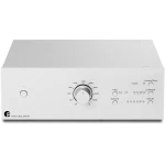 Front panel of a Phono Box DS3 B preamplifier with a central knob and labeled controls (Input, Subsonic, Loading Ohms, Loading pF, Gain).