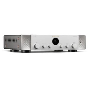 Front view of a Marantz Model 70 integrated stereo amplifier with silver brushed faceplate and multiple knobs.
